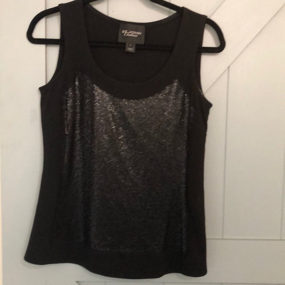 St John Couture sequin distressed shirt 2
